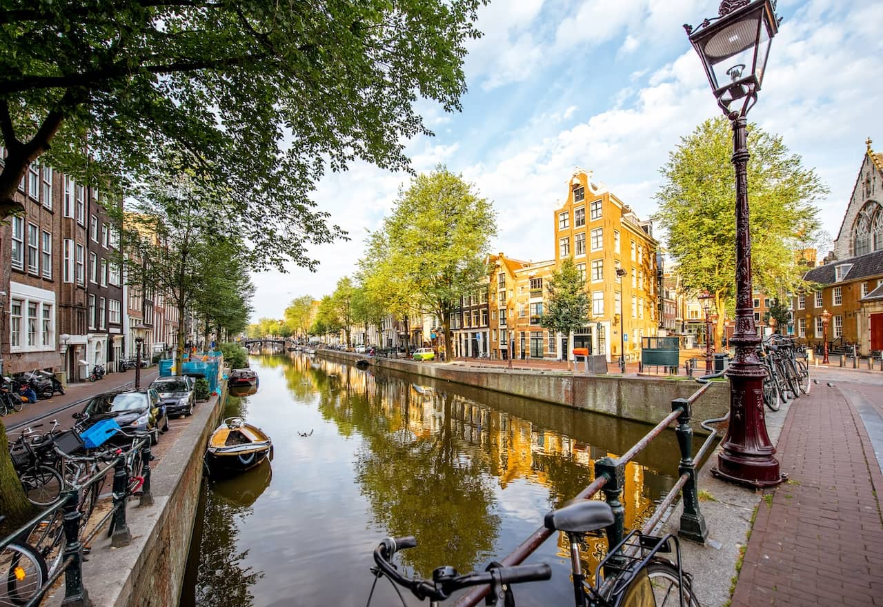 Amsterdam cityscape